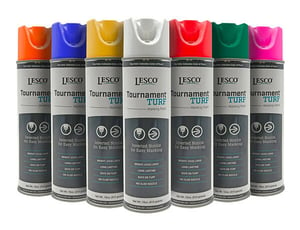 New formula and new colors for LESCO Tournament Turf Paint now offered by SiteOne