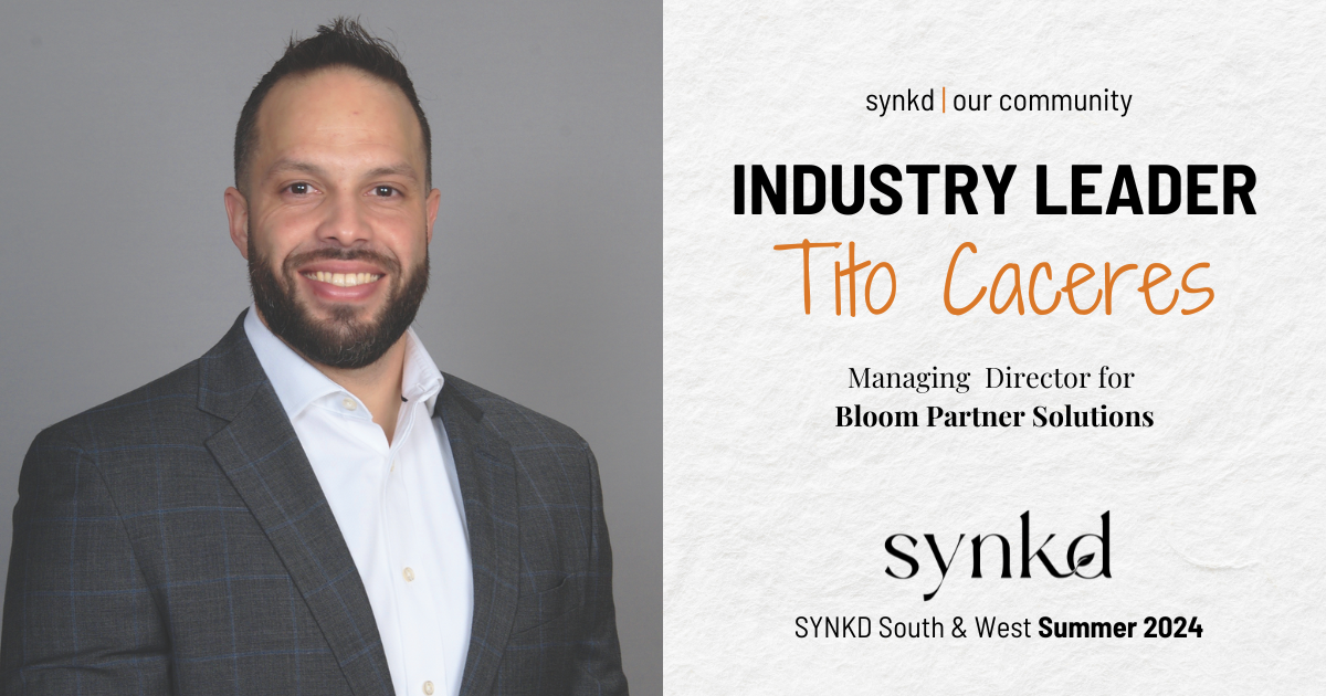 Industry Leader Tito Caceres - Managing Director for Bloom Partner Solutions