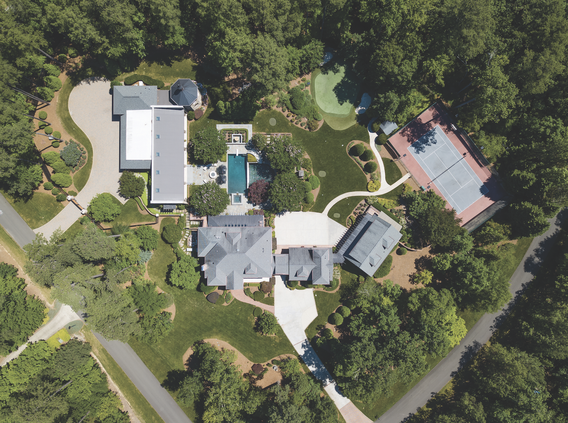 Aerial View of the Property