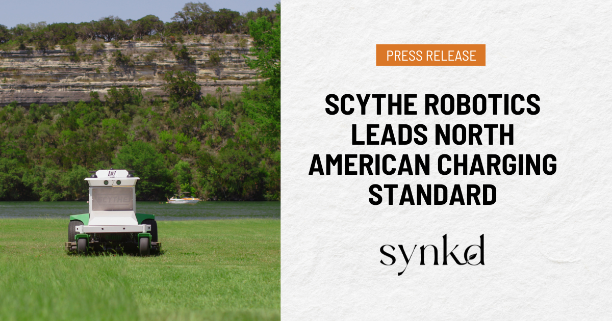 Scythe Robotics to Lead Adoption of North American Charging Standard in the Outdoor Power Equipment Industry