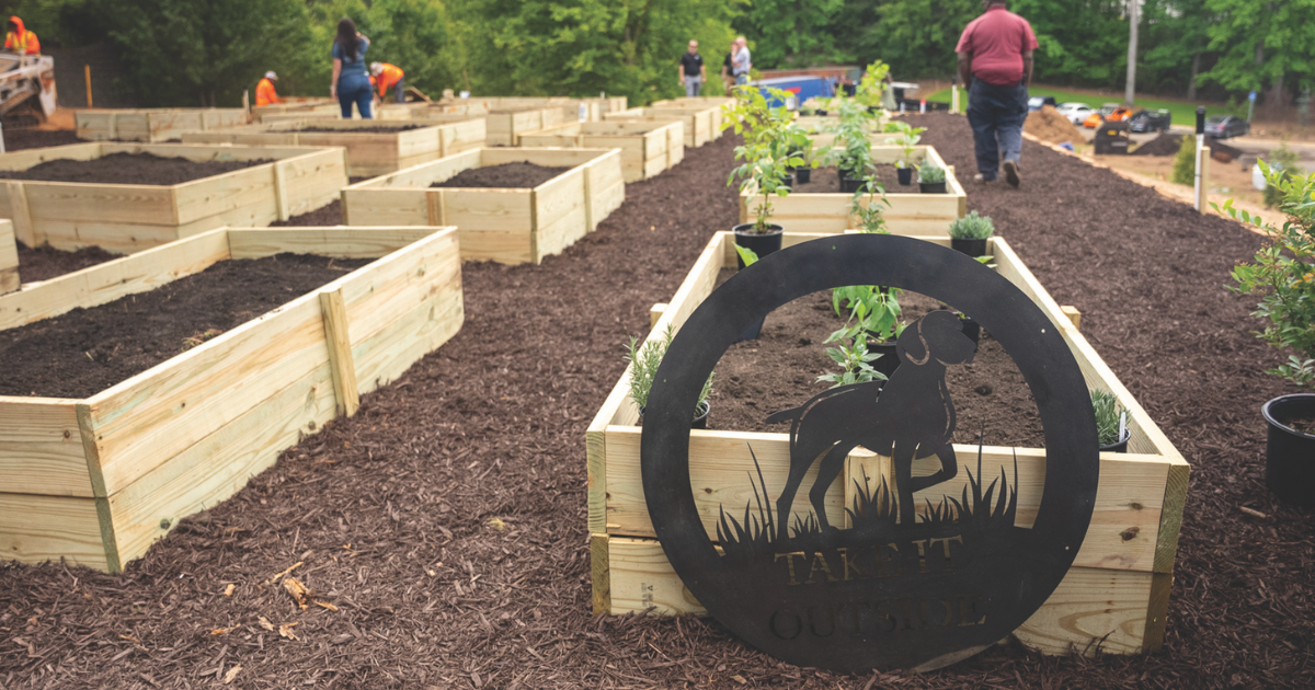 Atlanta's outdoor service industry unites to create meaningful spaces for local nonprofits through Take It Outside.